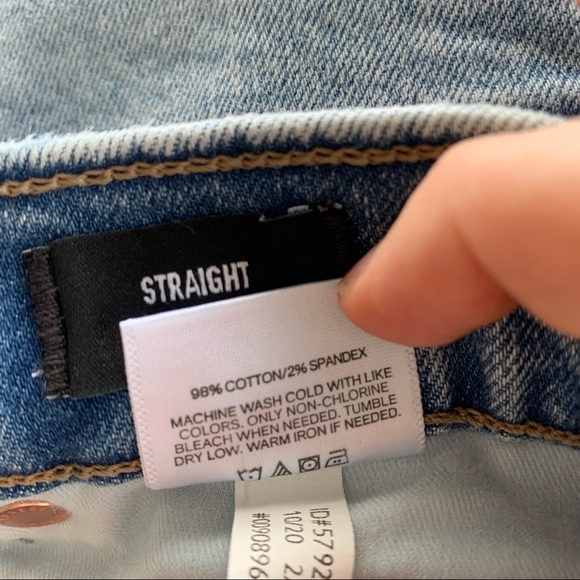 Express Straight High Rise Jeans - Picture 11 of 11